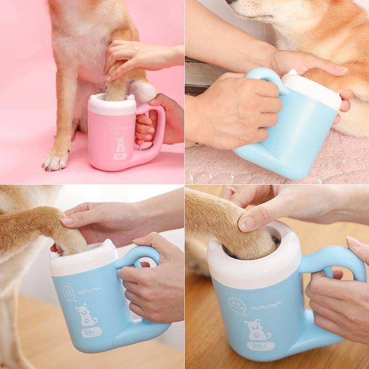 Portable Silicone Dog Paw Cleaner Cup